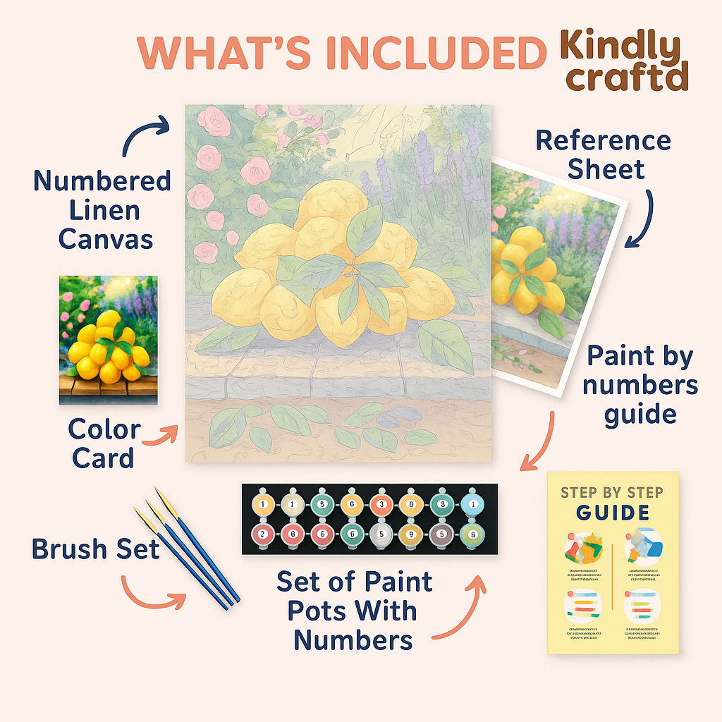 Mediterranean Rooftops - Paint By Numbers Kit