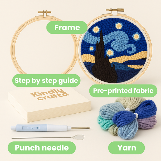 Woodland Friend - Punch Needle Kit