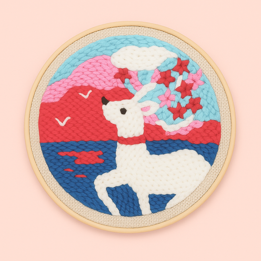 Twilight Stag - Punch Needle Kit