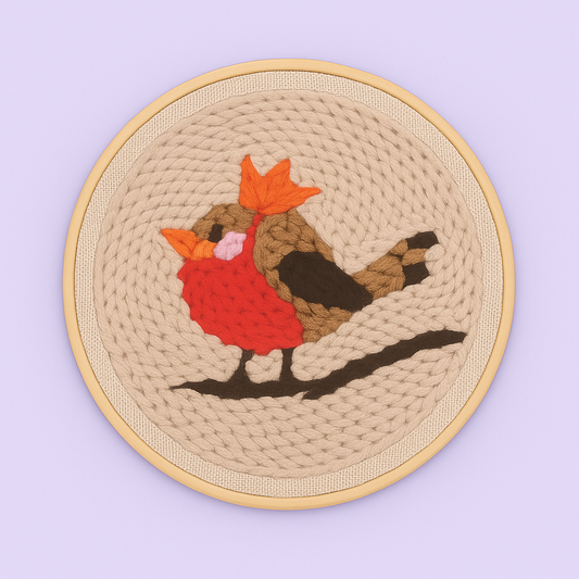Royal Robin - Punch Needle Kit