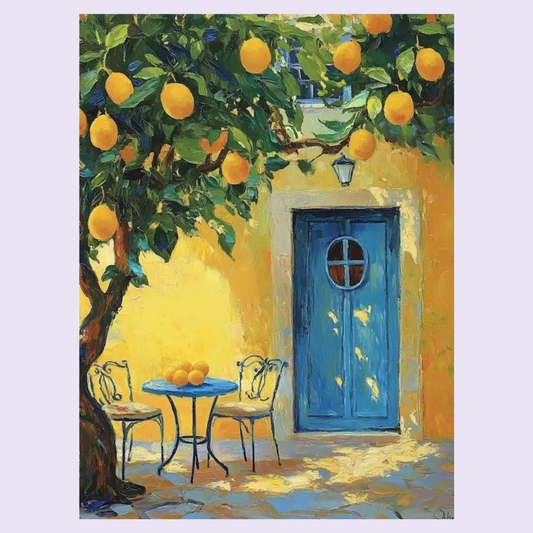 Blue Door Citrus Charm - Paint By Numbers Kit