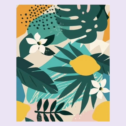 Citrus Pop Art - Paint By Numbers Kit